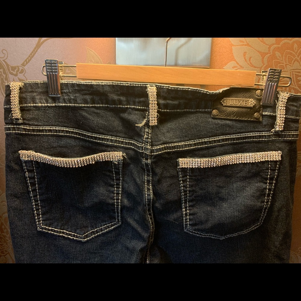 Crystal detailed jeans